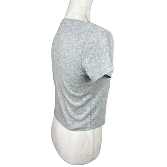 Disney Mickey Mouse T Shirt Womens Size S Gray Champions Graphic Cropped New - Picture 5 of 8